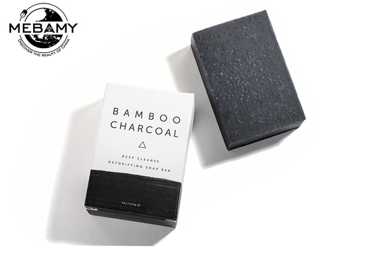 Το μαύρο ενεργοποιημένο μπαμπού σαπούνι Handcrafted ξυλάνθρακα φυσικό καθαρίζει βαθιά την αποτοξίνωση